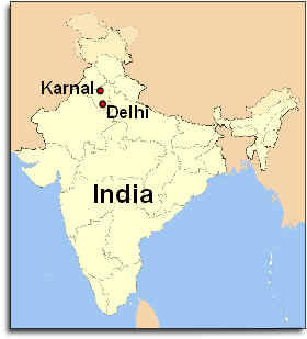 India map courtesy of Wikipedia.