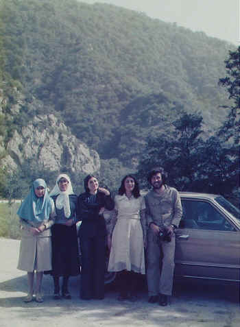 Iranian teachers in Reza Shah Wildlife Preserve, Iran